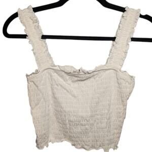 NWT Vero Moda Women's White Crop Top